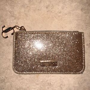 Jimmy Choo Perfume Gold Glitter Zip Pouch